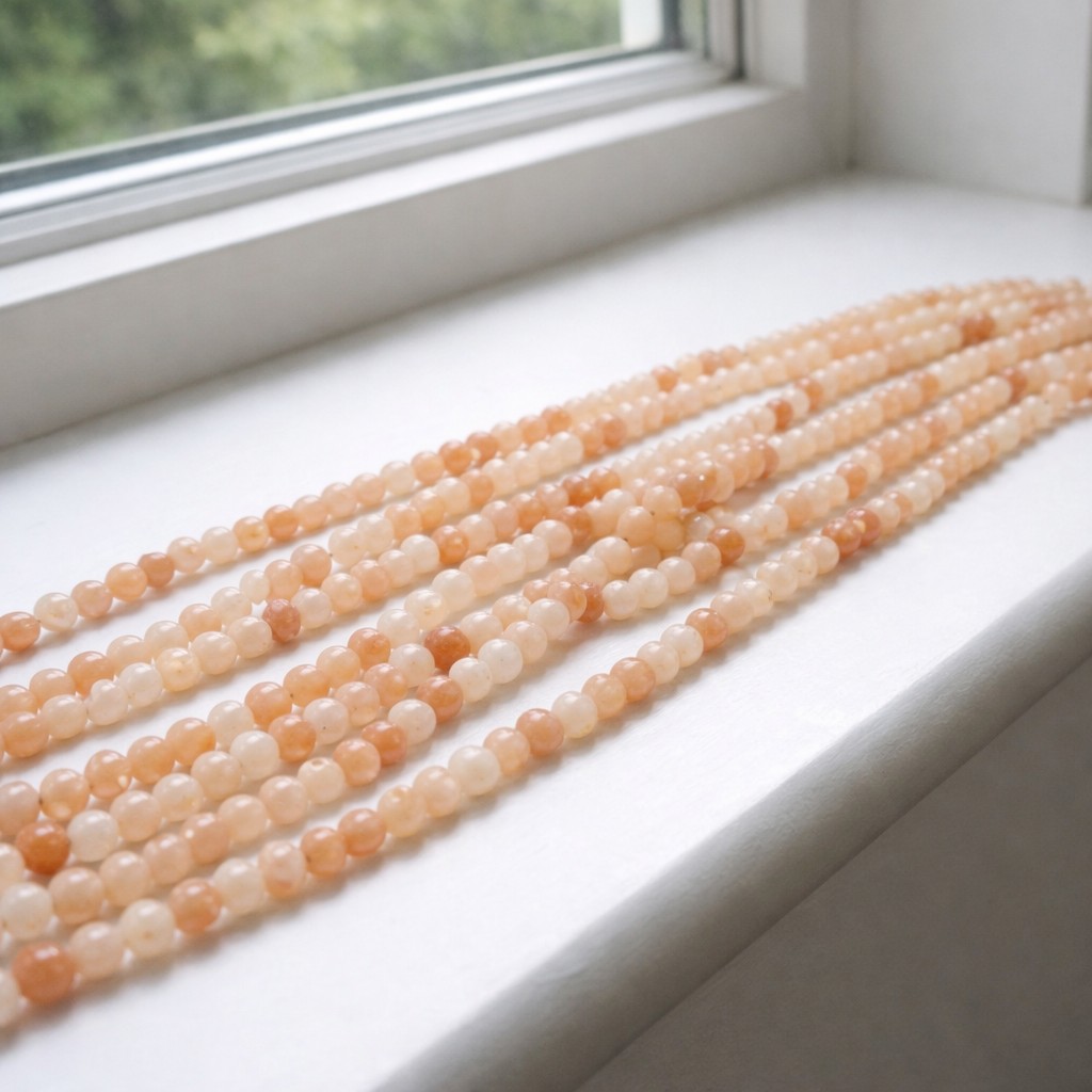 Pink Aventurin Perlenstrang 3 mm (ca. 120 Perlen / ca. 39 cm Länge)