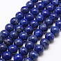 Lapislazuli Perlenstrang 6 - 6,5 mm rund glatt glänzend (ca. 62 Perlen / ca. 39 cm Länge Lapislazuli Perlenstrang 6 - 6,5 mm rund glatt glänzend (ca. 62 Perlen / ca. 39 cm Länge