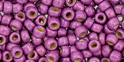 toho-sugar-plum TOHO Permafinish 5 Gramm galvanisierte 3 mm Glasperlen matt Zuckerpflaume 8/0