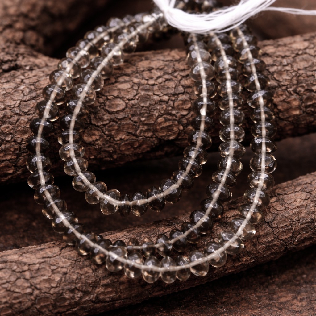 Topaz Perlenstrang unregelmäßige Rondelle 5-6 x 2-3 mm (ca. 33 cm Länge)