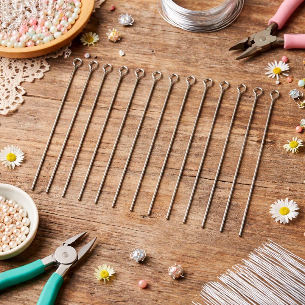 20 anlaufgeschütze Ösenstifte aus Edelstahl 50 mm Öse 2 mm