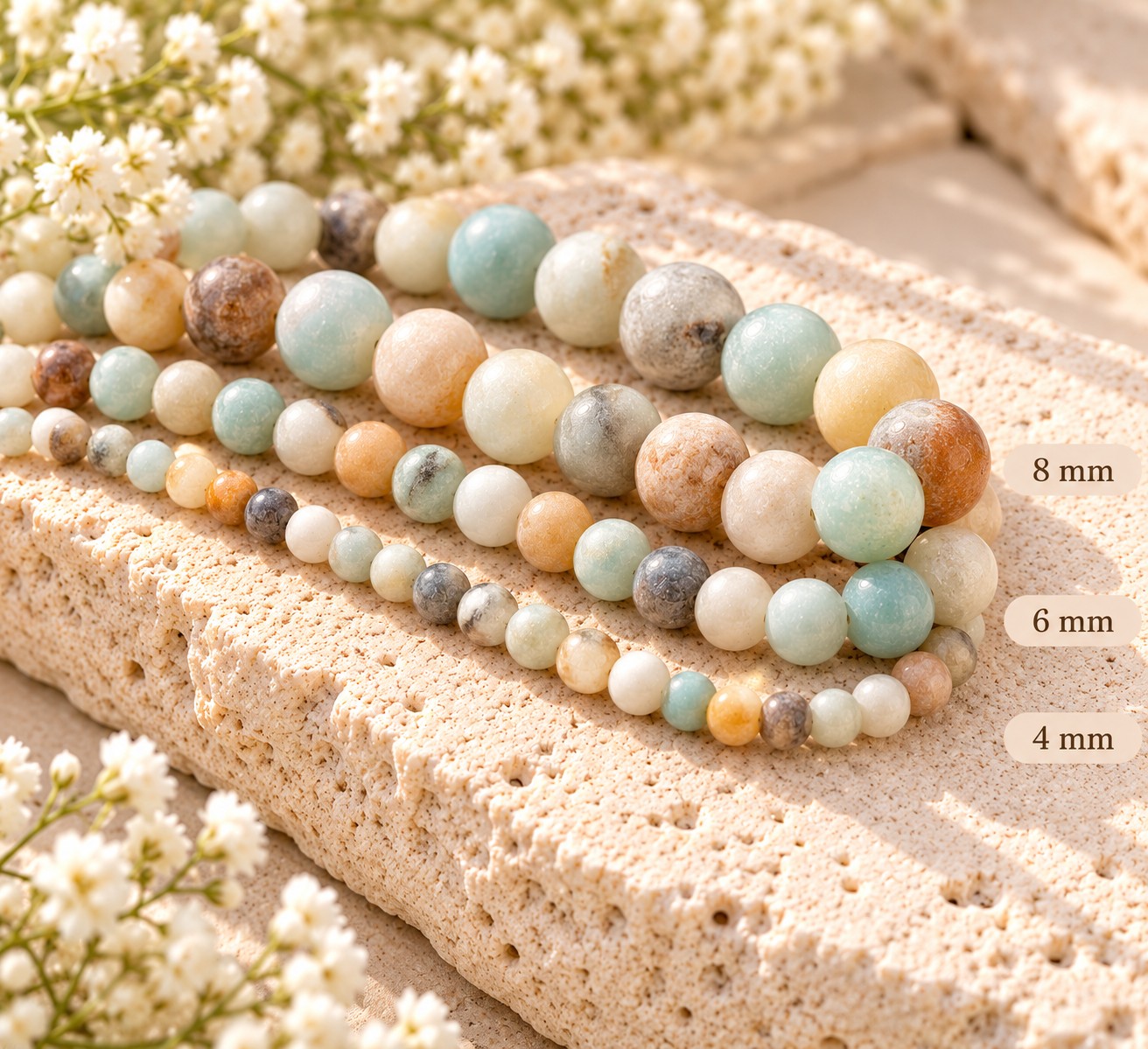 DIY Armband Bastelset SEELENZAUBER - mit Amazonit Perlen