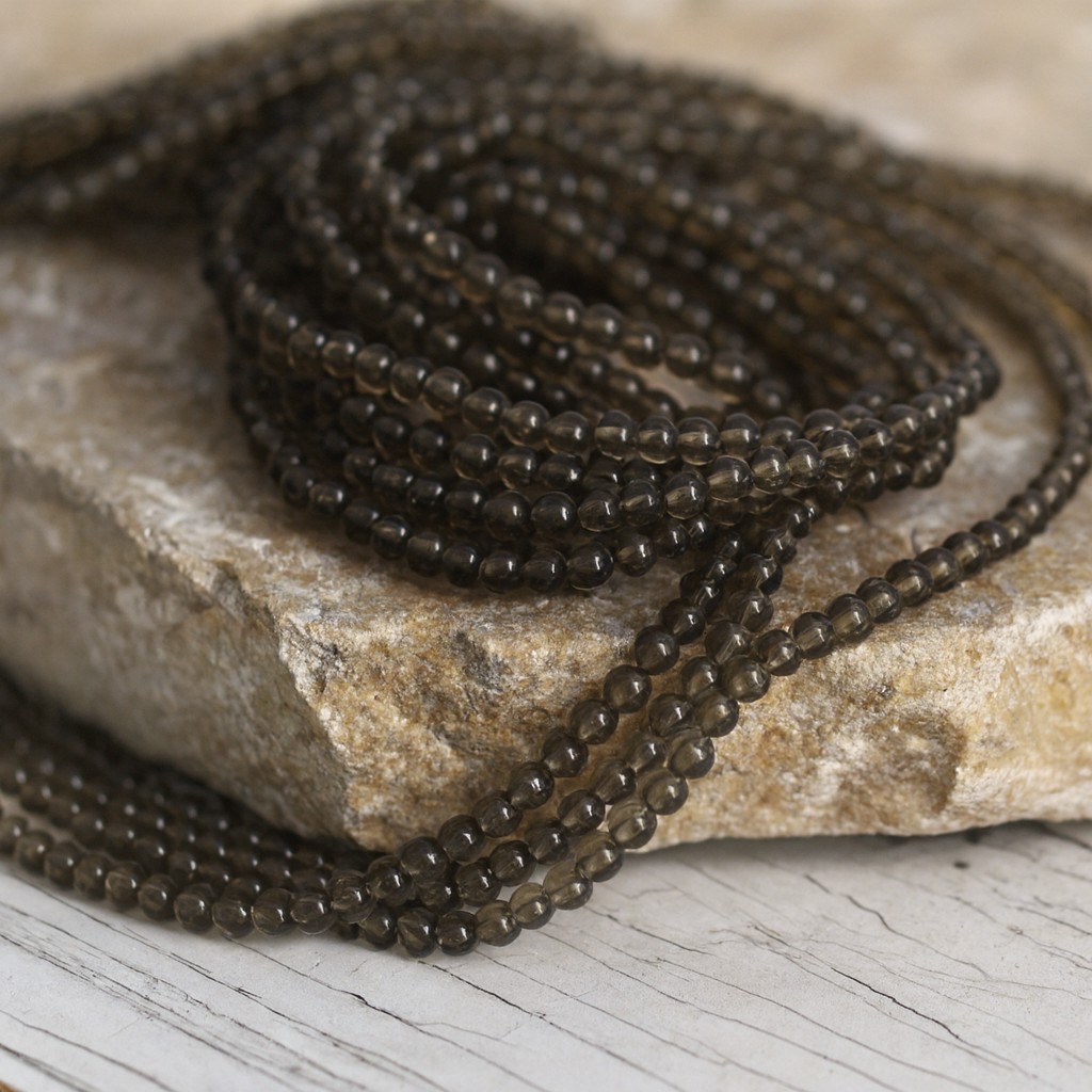 Topaz Perlenstrang 4 - 4,3 mm unregelmäßige Perlen (Länge ca. 32 cm)