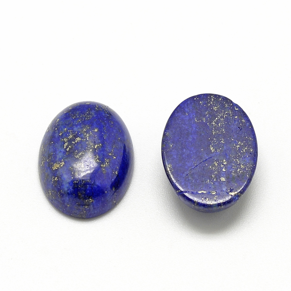 3474bc98-9536-49f0-83dc-4aa4a608a9a1 Natürlicher Lapislazuli Cabochon oval 18 x 13 x 5 mm