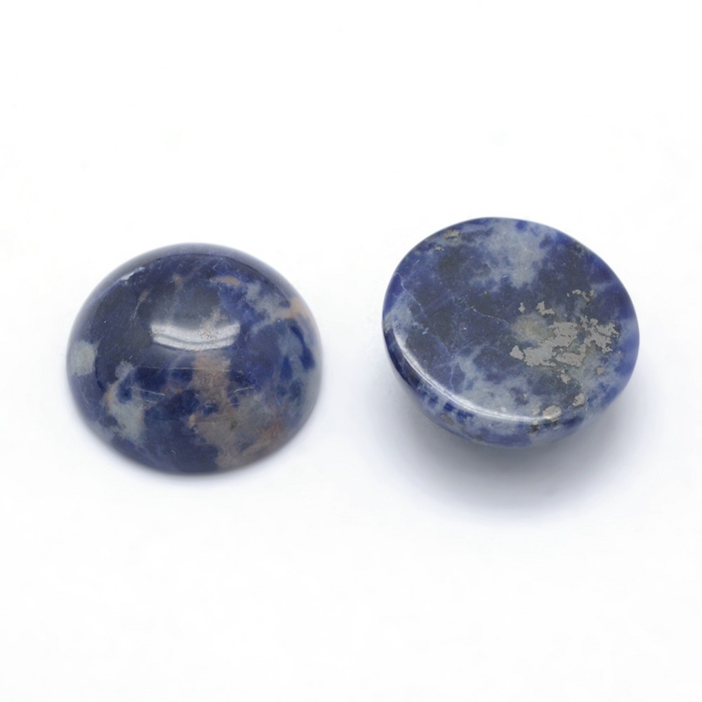 Natürlicher Lapislazuli Cabochon 10 x 4 mm