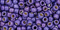toho-violet TOHO Permafinish 5 Gramm galvanisierte 3 mm Glasperlen matt violet 8/0