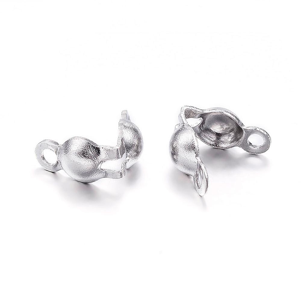 quetschkalotten-bandenden-edelstahl 10 Edelstahl Quetschkalotten Bandenden 6 x 3 mm