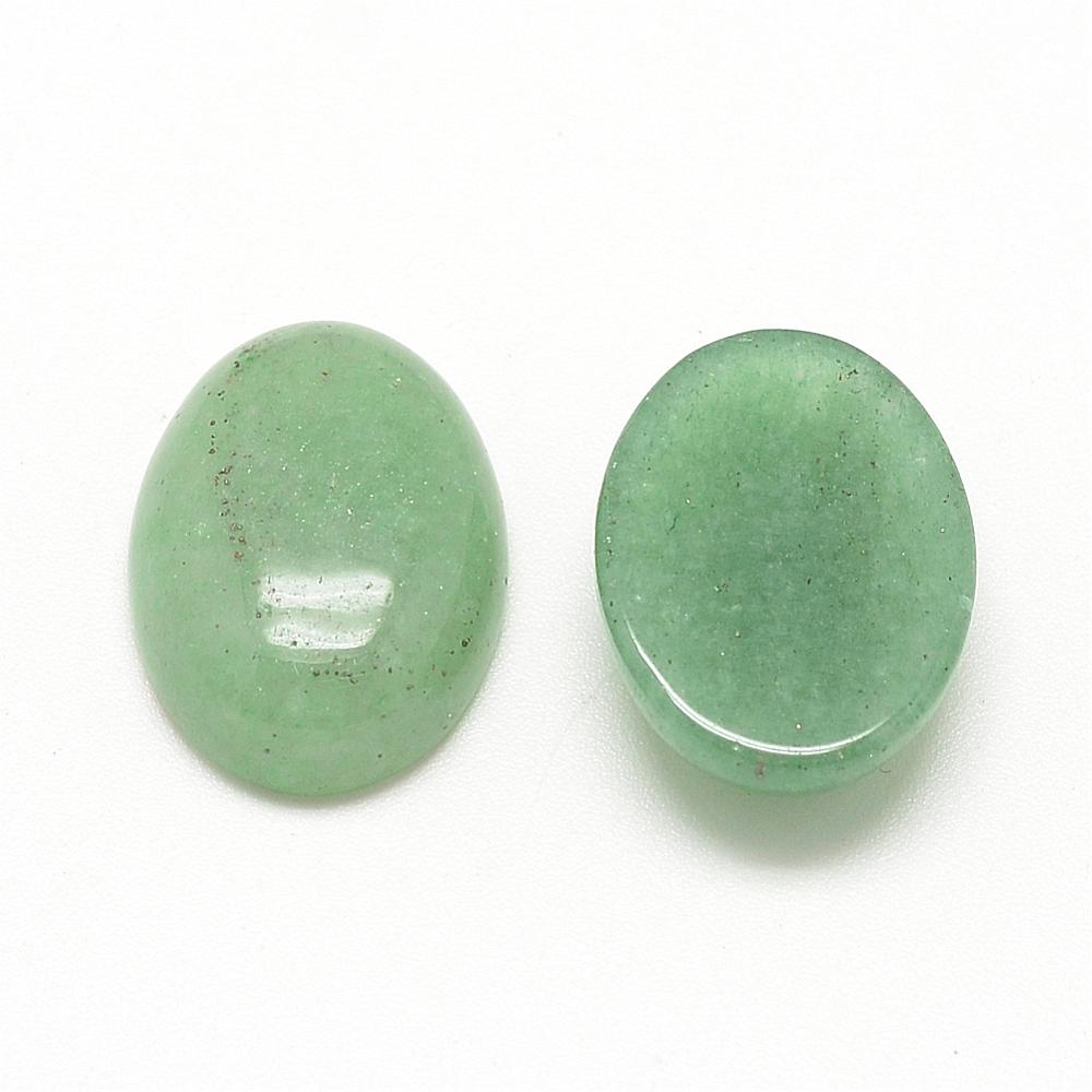 Natürlicher Aventurin Cabochon oval 18 x 13 x 5 mm