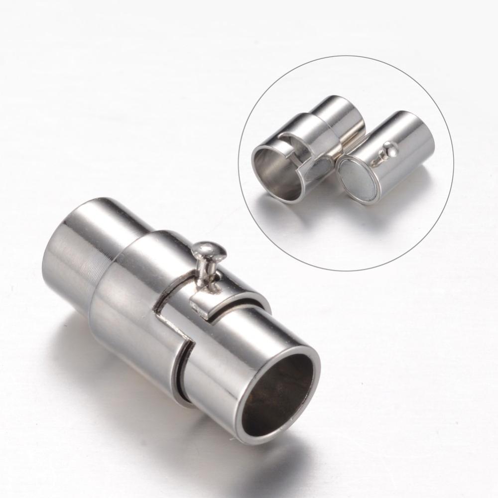 420ee33e-42ff-4b5b-99a8-ec7b47b7b171 Hochwertiger Magnet- Drehverschluß aus Messing platinfarben 15,5 x 7 mm